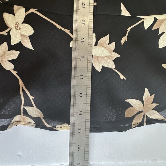 CJ Banks Skirt Womens 1X Reversible Floral‎ Dark Cottagecore Fairy Boho - Picture 10 of 12